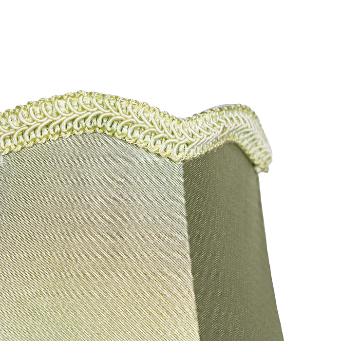 QAZQA Stoffen klemkap groen 12 cm - Granny