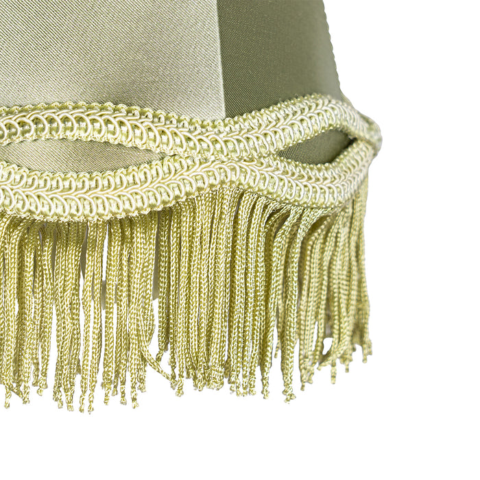 QAZQA Stoffen klemkap groen 12 cm - Granny