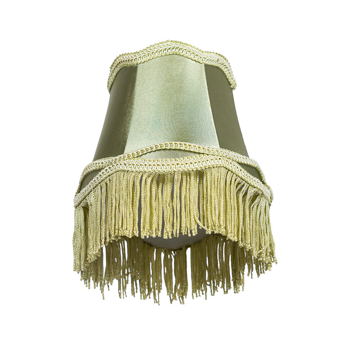 QAZQA Stoffen klemkap groen 12 cm - Granny