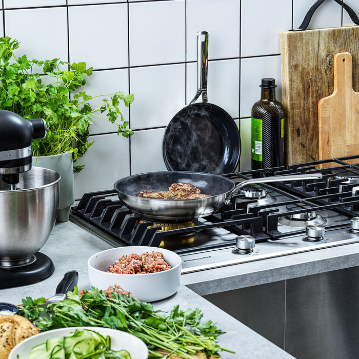 KitchenAid Stainless Steel Koekenpannenset 2-delig