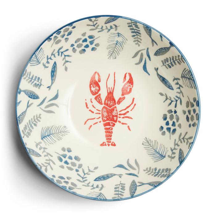 Riviera Maison Serveerschaal keramiek Vissen en Kreeft - First Catch