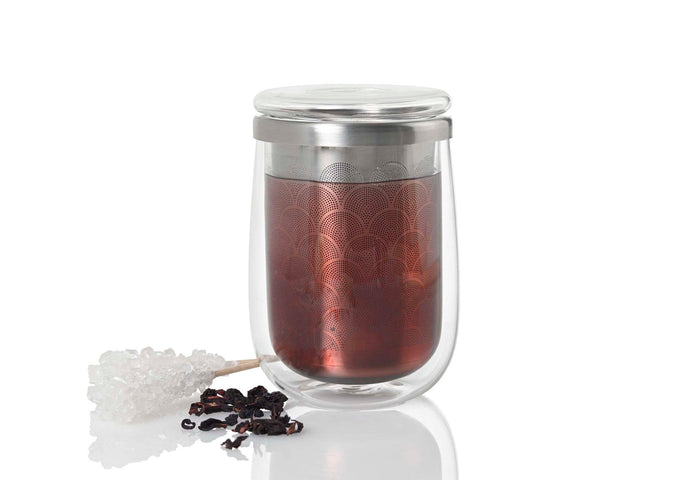 Theeglas met Theefilter, Dubbelwandig, 0.4 L - AdHoc | Fusion