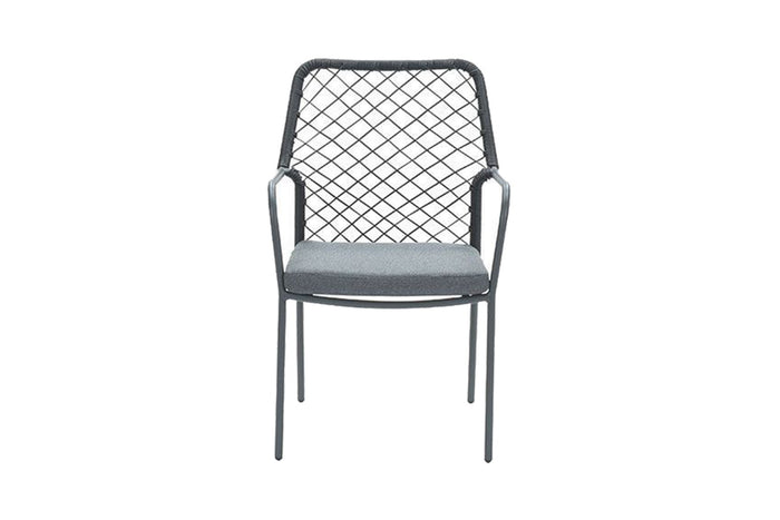 Garden Impressions Dido dining tuinstoel - Black|Mystic Grey