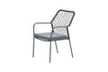 Garden Impressions Dido dining tuinstoel - Black|Mystic Grey