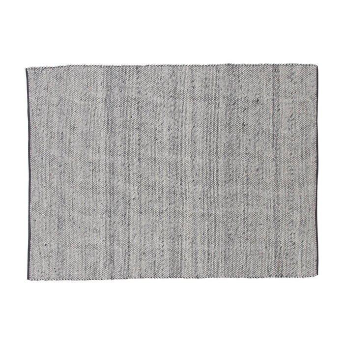 Hioshop Ganga vloerkleed 300x200 cm wol grijs.