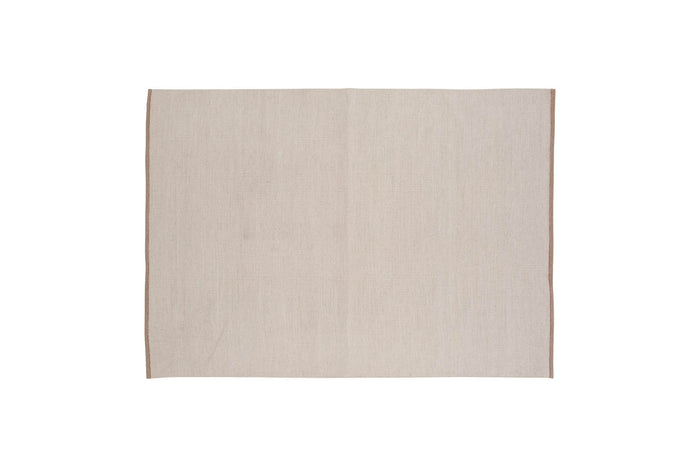 Hioshop Jaipur vloerkleed 300x200 cm wol beige.
