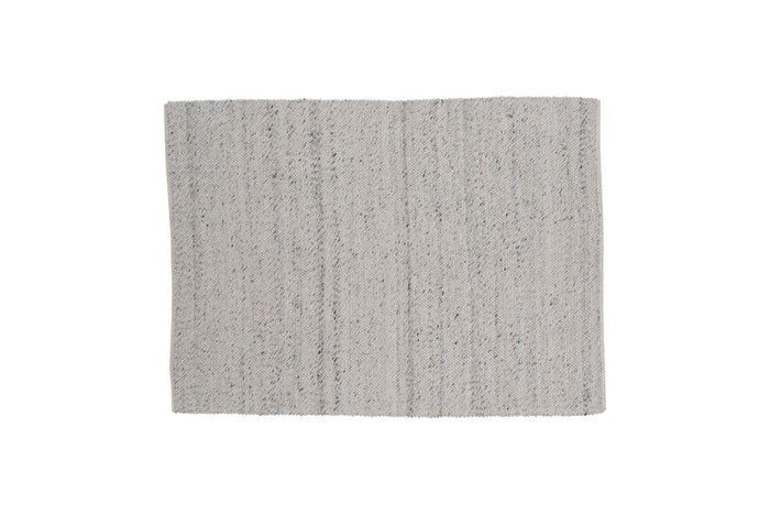 Hioshop Ganga vloerkleed 240x170 cm wol wit.