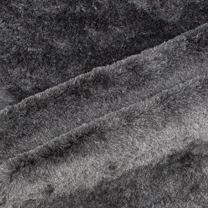 Hioshop Shiva vloerkleed 300x200 cm polyester grijs.