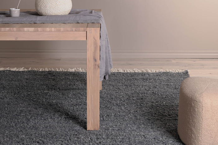 Hioshop Betina vloerkleed 230x160 cm wol grijs.