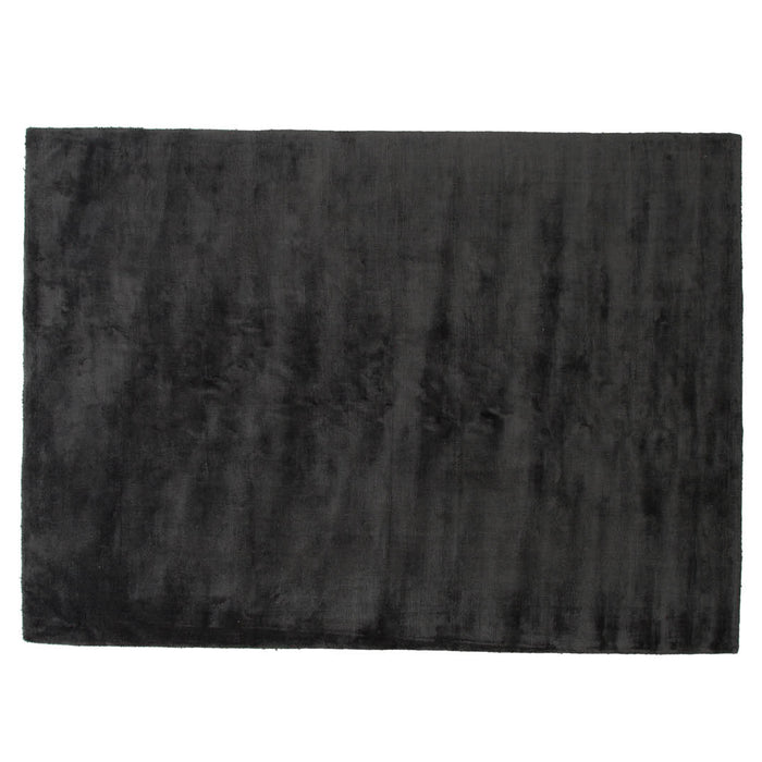 Hioshop Indra vloerkleed 240x170 cm viscose donkergrijs.