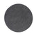 Hioshop Ulla vloerkleed Ø200 cm wol donkergrijs.