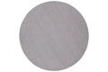 Hioshop Teddy vloerkleed Ø200 cm polyester grijs.