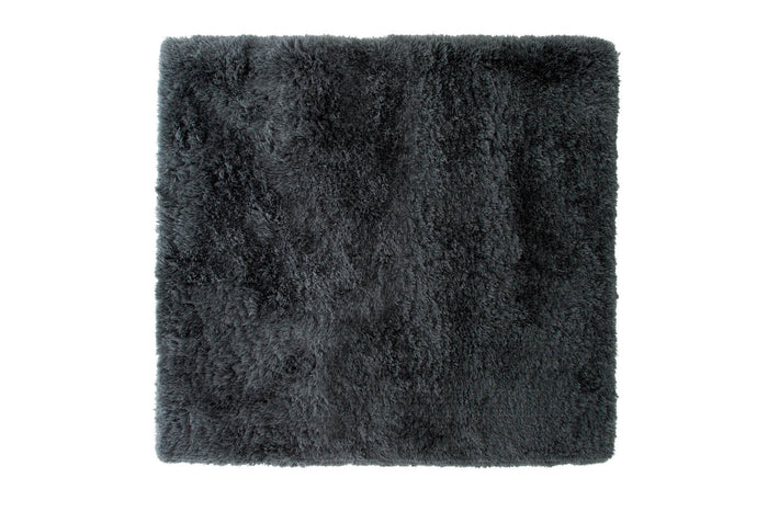 Hioshop Grace vloerkleed 300x300 cm polyester grijs.