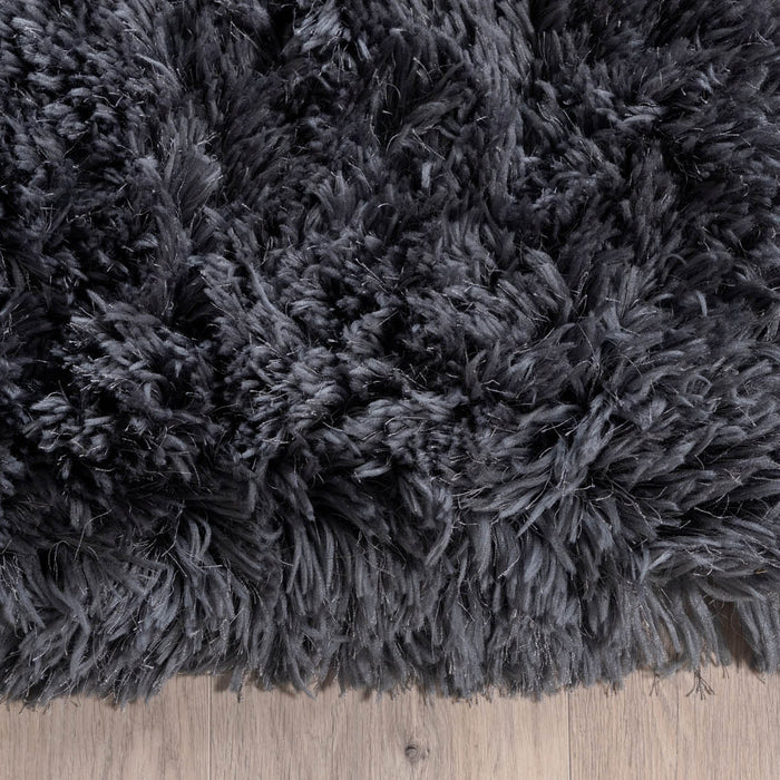 Hioshop Grace vloerkleed 400x300 cm polyester grijs.