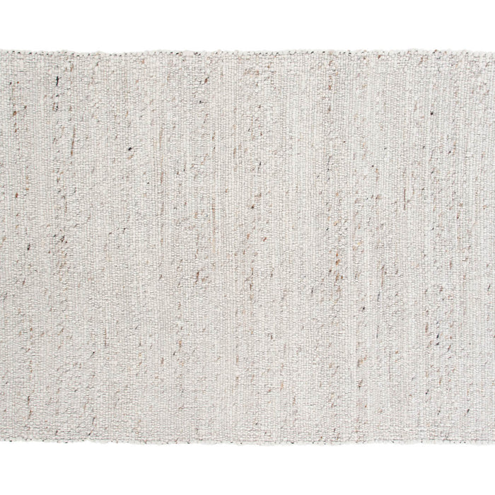 Hioshop Loump vloerkleed 230x160 cm wol beige, wit.