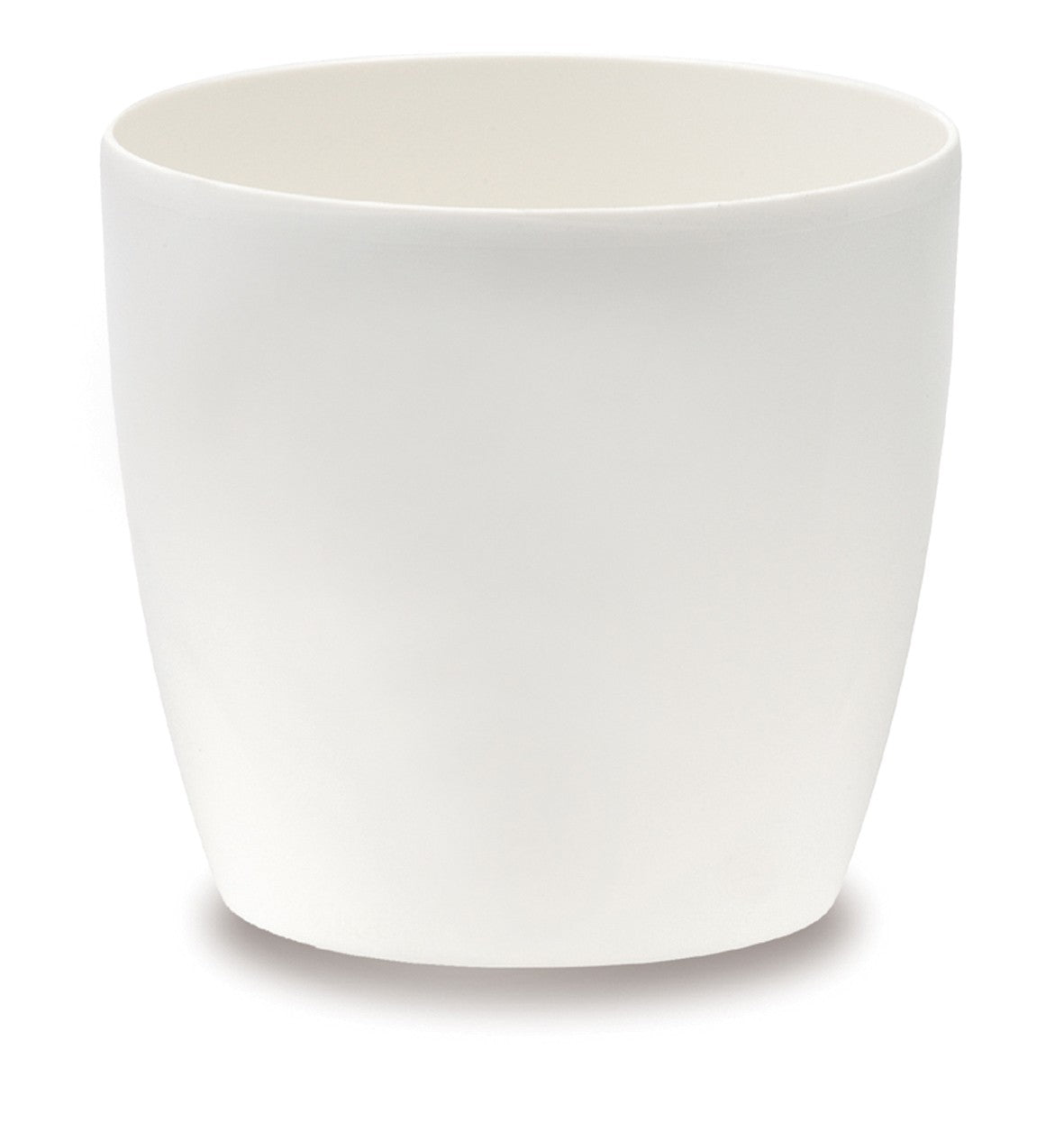 Elho - 2 stuks Bloempot Brussels diamond rond 16 cm wit elho