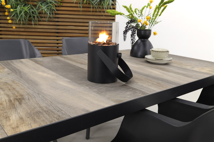 Hartman Sophie Xerix|Kings tuinset antraciet - 180x100 cm.