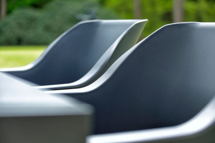 Hartman Sophie Xerix|Kings tuinset antraciet - 180x100 cm.