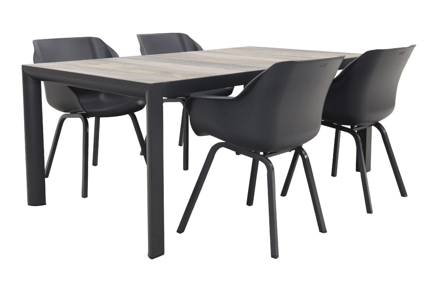 Hartman Sophie Xerix|Kings tuinset antraciet - 180x100 cm.