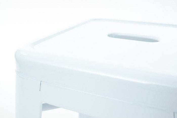 Legend Metalen barkruk wit - 77 cm