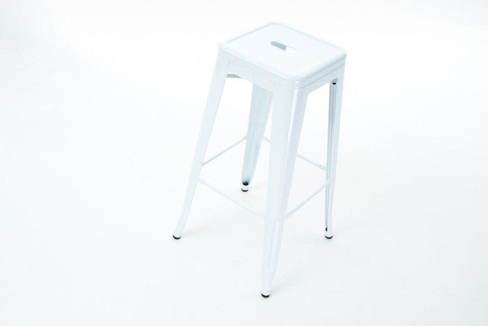 Legend Metalen barkruk wit - 77 cm