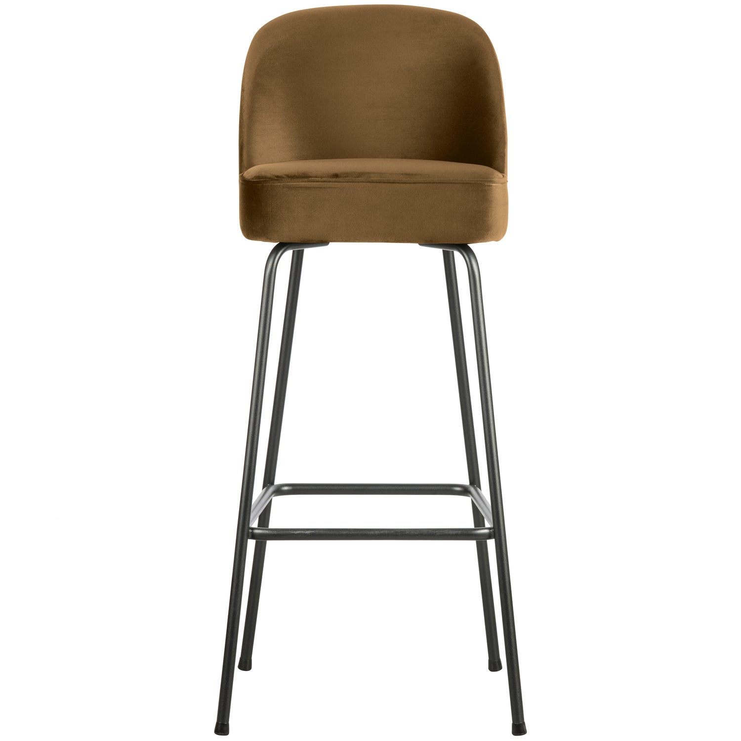 WOOOD Vogue Barkruk H 103 cm - Polyester - Honey Yellow