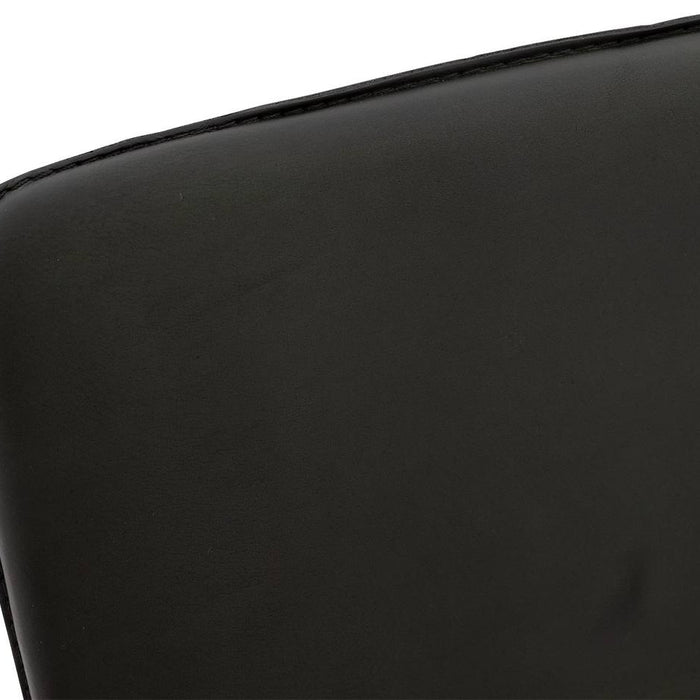 Goossens Barstoel Chaplin - groen Leder met armleuning