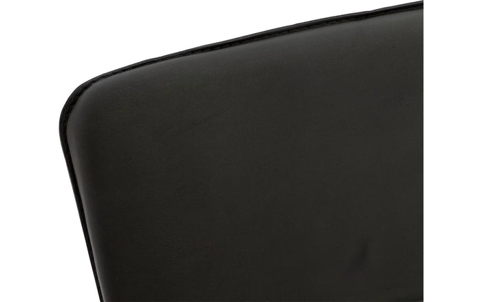 Goossens Barstoel Chaplin - groen Leder met armleuning