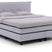 Goossens Boxspring Kaja - grijs - 180 x 212 cm cm