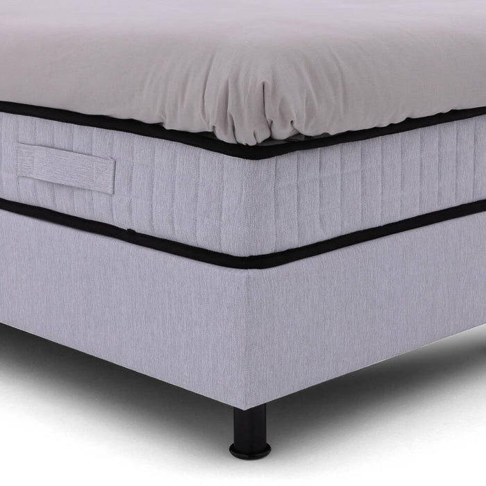 Goossens Boxspring Bjorn - grijs - 180 x 212 cm cm