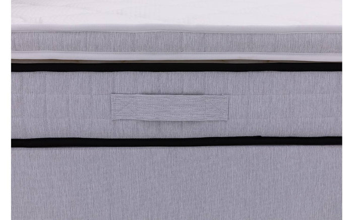 Goossens Boxspring Bjorn - grijs - 180 x 212 cm cm