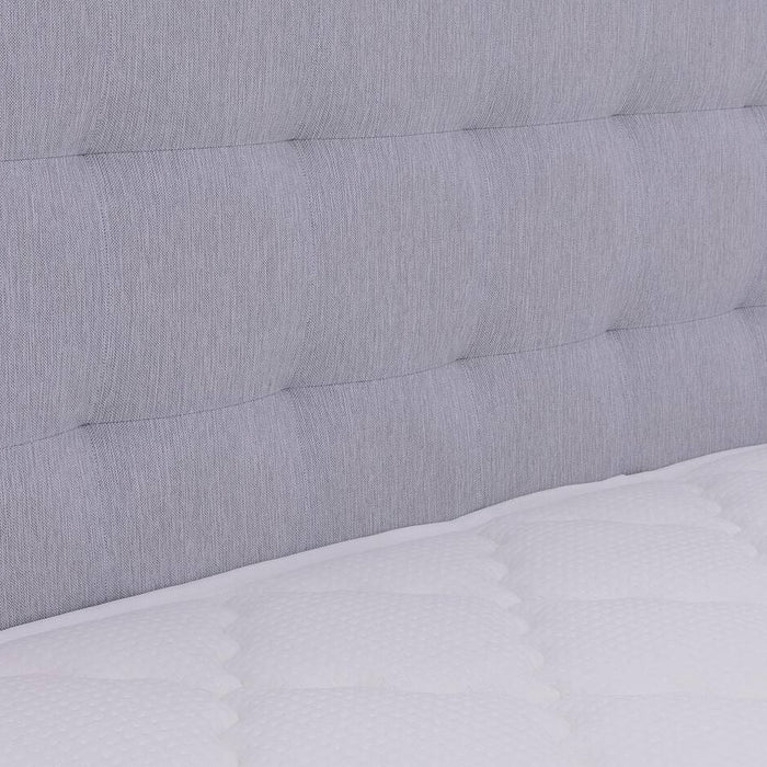 Goossens Boxspring Bjorn - grijs - 180 x 212 cm cm