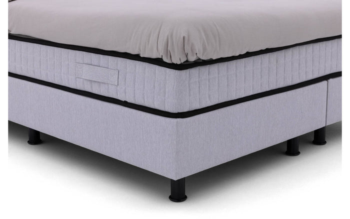 Goossens Boxspring Finn - grijs - 160 x 212 cm cm