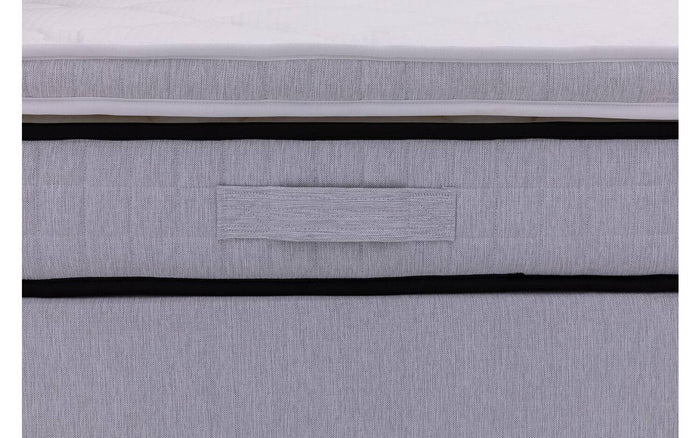 Goossens Boxspring Finn - grijs - 160 x 212 cm cm