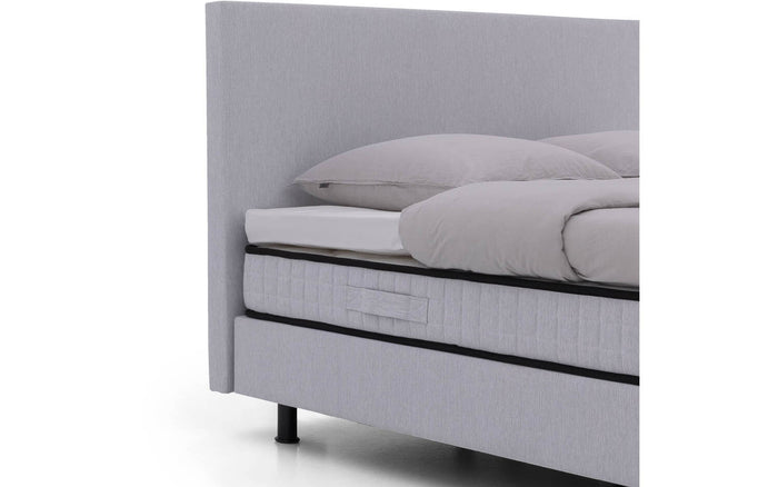 Goossens Boxspring Finn - grijs - 160 x 212 cm cm