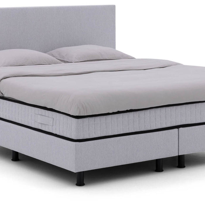 Goossens Boxspring Finn - grijs - 160 x 212 cm cm