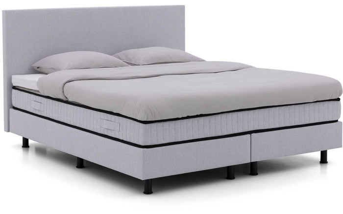 Goossens Boxspring Finn - grijs - 160 x 212 cm cm