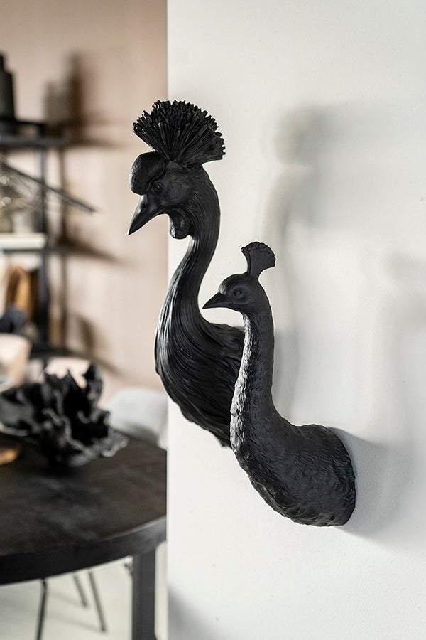 Furnilux-Wanddecoratie Pavo Black
