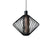 Wever & Ducre Wiro Diamond 1.0 hanglamp zwart