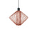 Wever & Ducre Wiro Diamond 1.0 hanglamp koper