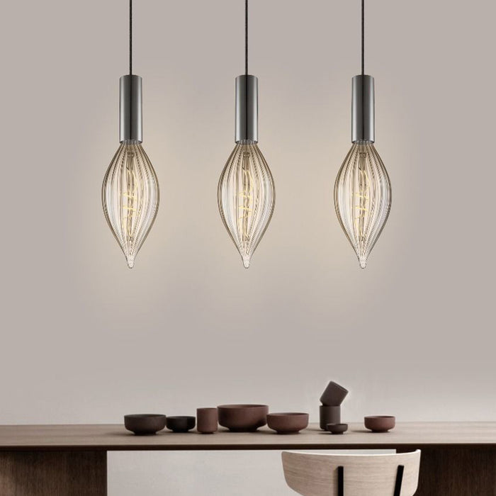 Home Sweet Home Hanglamp Saga - Zwart - 10x10x120cm