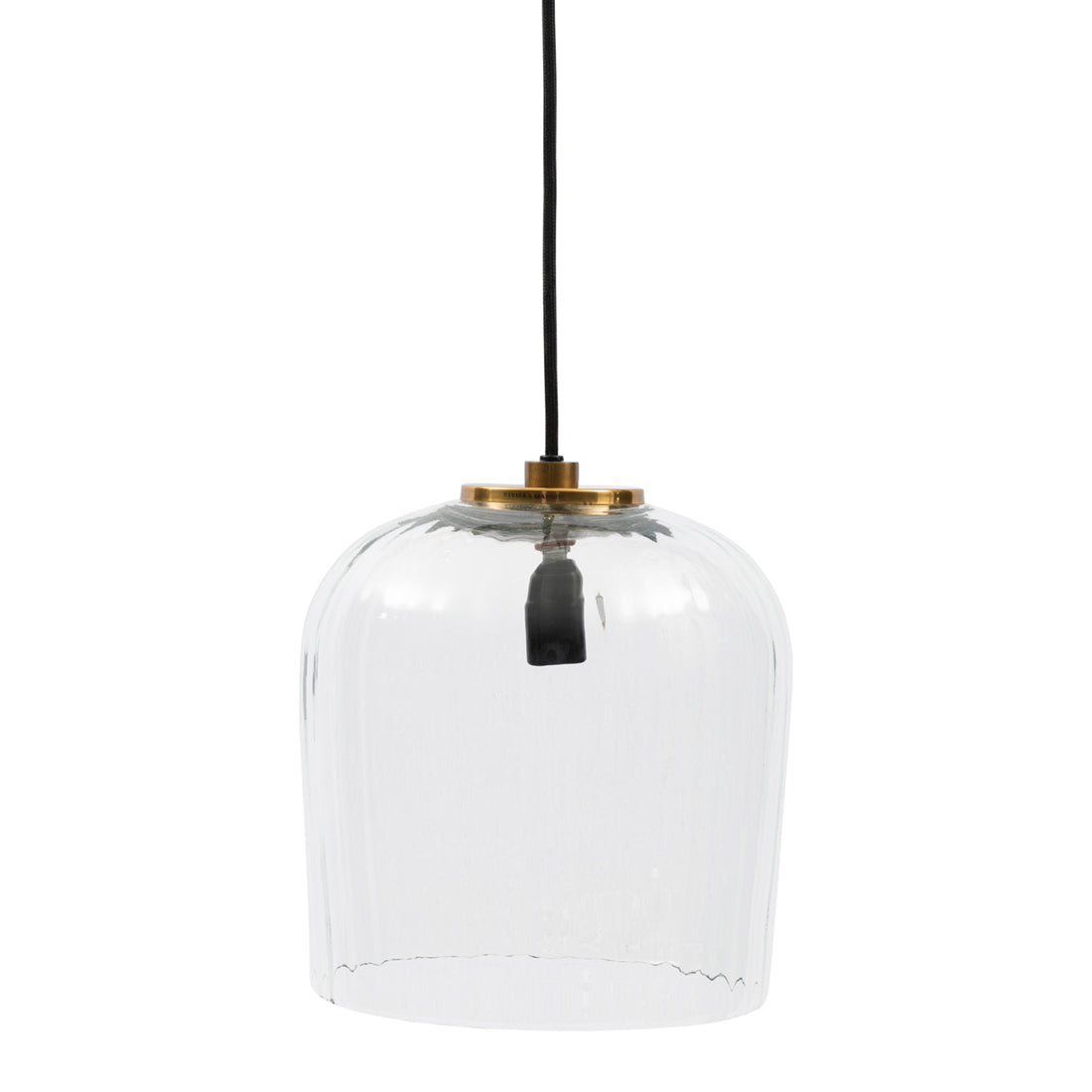 Riviera Maison Hanglamp Glas, Ronde bovenkant - Menton - Transparant