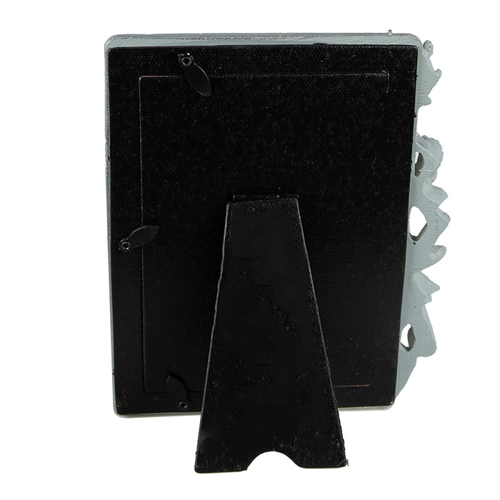 Clayre & Eef Fotolijst  10x15 cm Blauw Kunststof Glas Fotokader