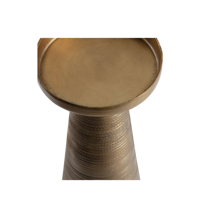 WOOOD Kandelaar Grab - Metaal - Antique Brass - 26x11x11