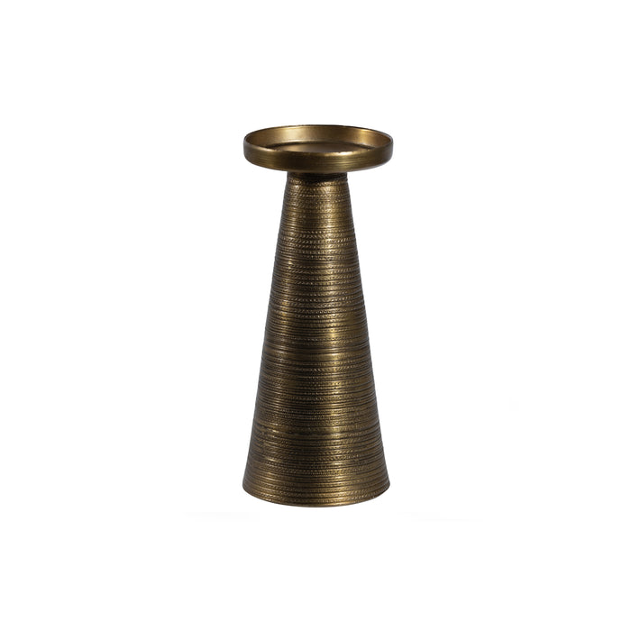 WOOOD Kandelaar Grab - Metaal - Antique Brass - 26x11x11