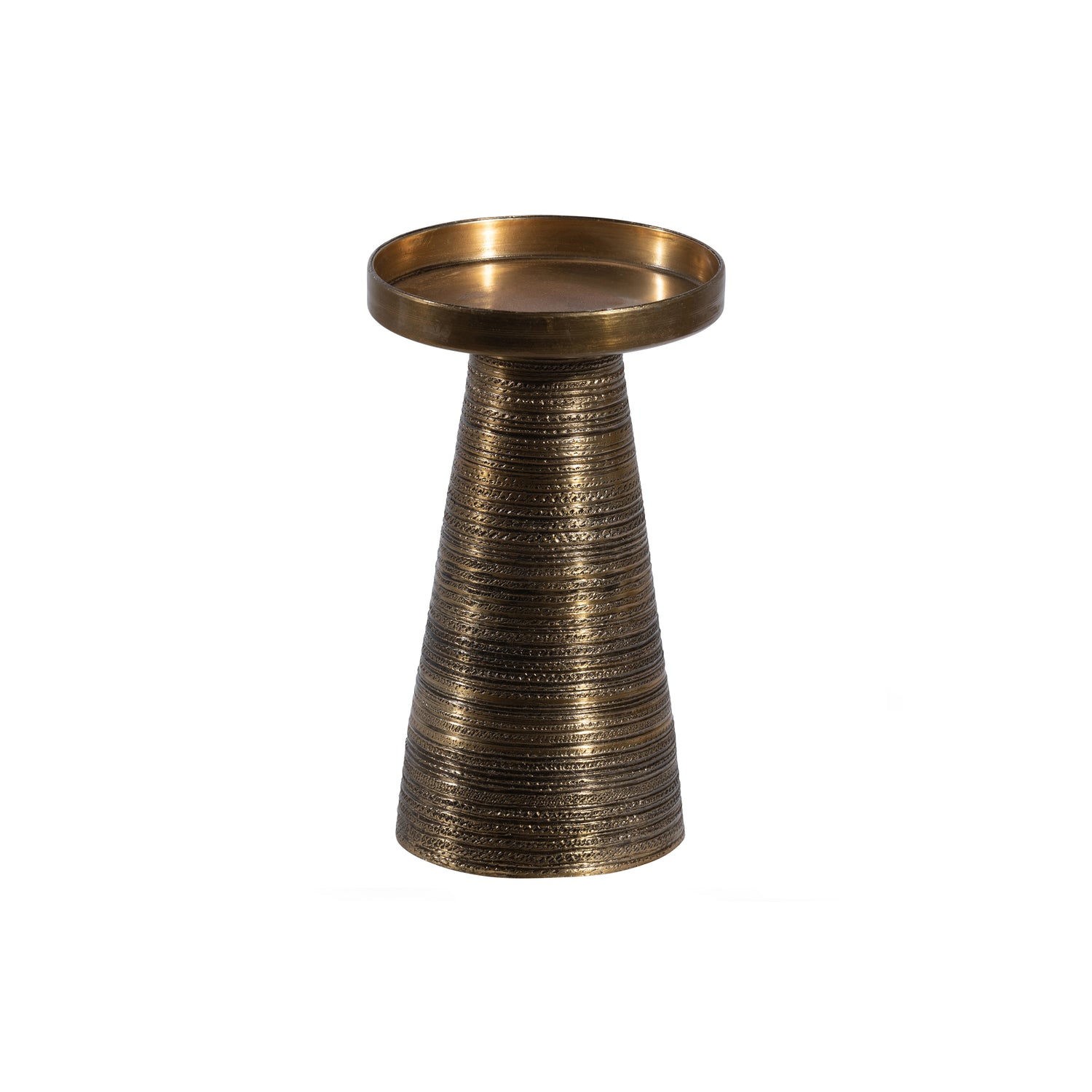 WOOOD Kandelaar Grab - Metaal - Antique Brass - 18x11x11