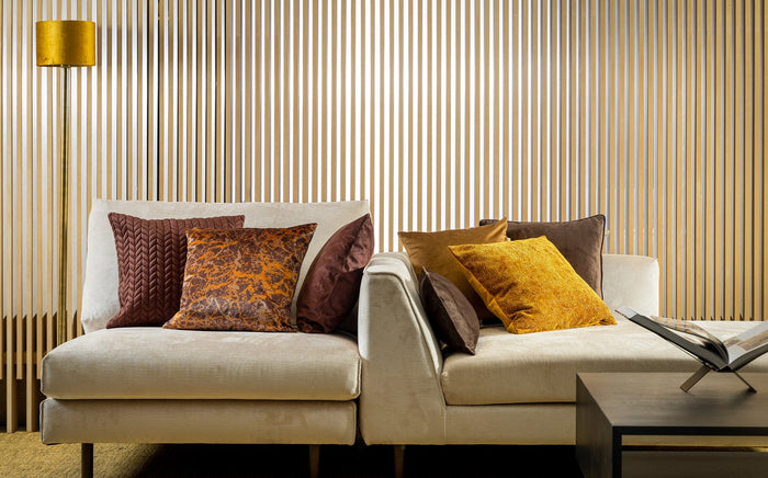 Dutch Decor kussenhoes CROCO - 40x40 cm Tobacco Brown