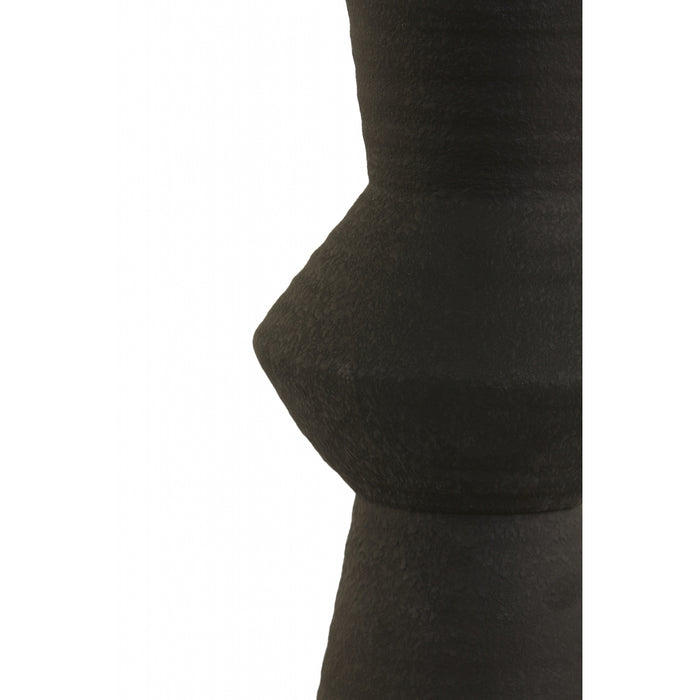 Light&living Vaas deco Ø18,5x40,5 cm AYLA keramiek zwart