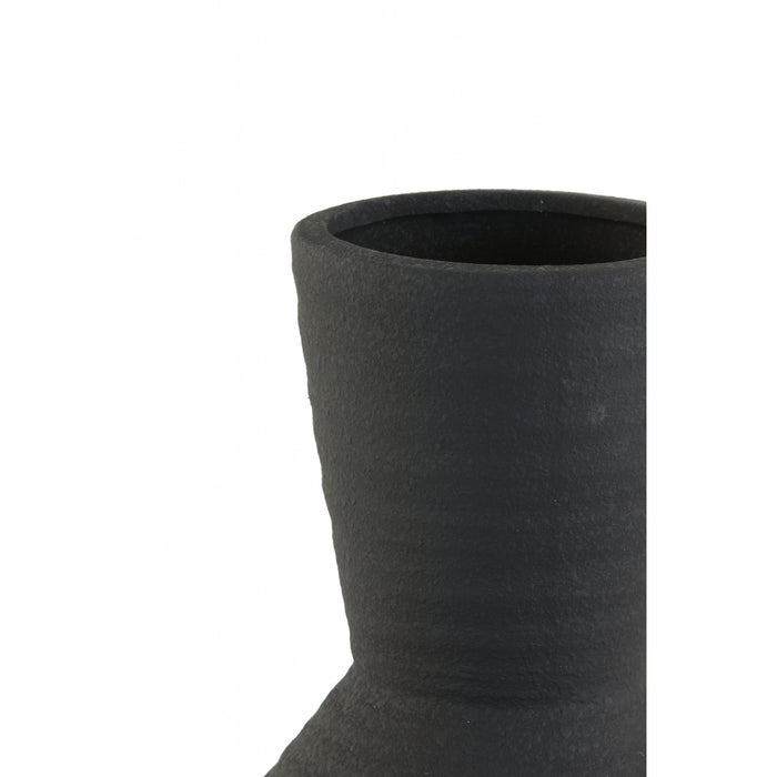 Light&living Vaas deco Ø18,5x40,5 cm AYLA keramiek zwart