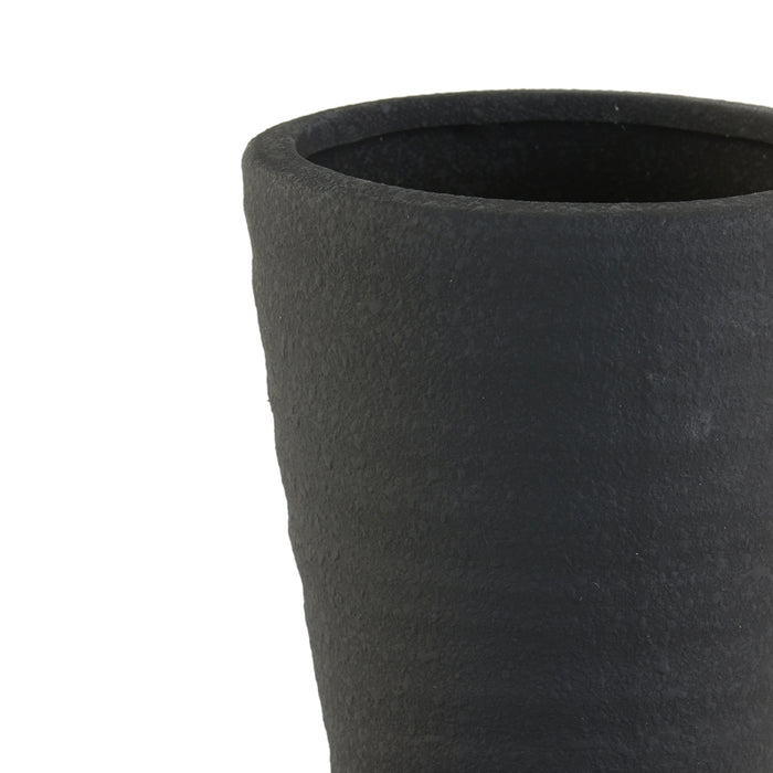 Light&living Vaas deco Ø18,5x40,5 cm AYLA keramiek zwart